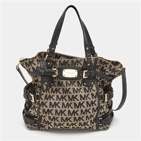 michael kors gansevoort tote canvas|michael kors jane large tote.